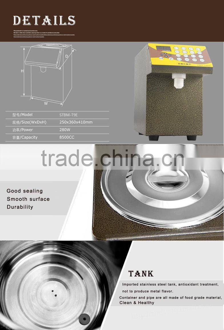 ShenTop STBM-T9E Fructose dispenser machine For Bubble Tea Store / Fructose flling machine