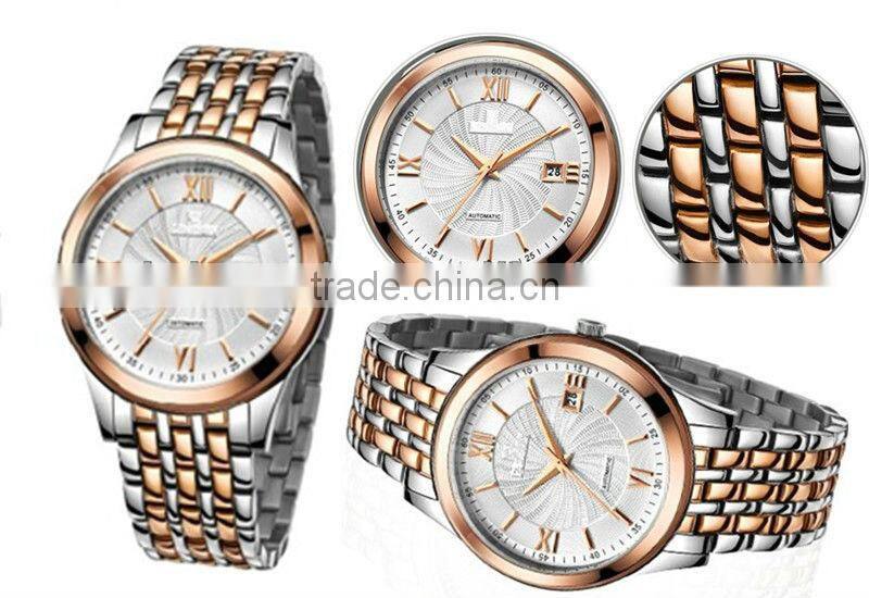 high grade all stainless steel for classic quartz watch
