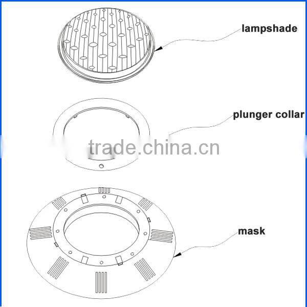 Waterproof led lighting 603P, 9W swimming pool light with CE RoHS