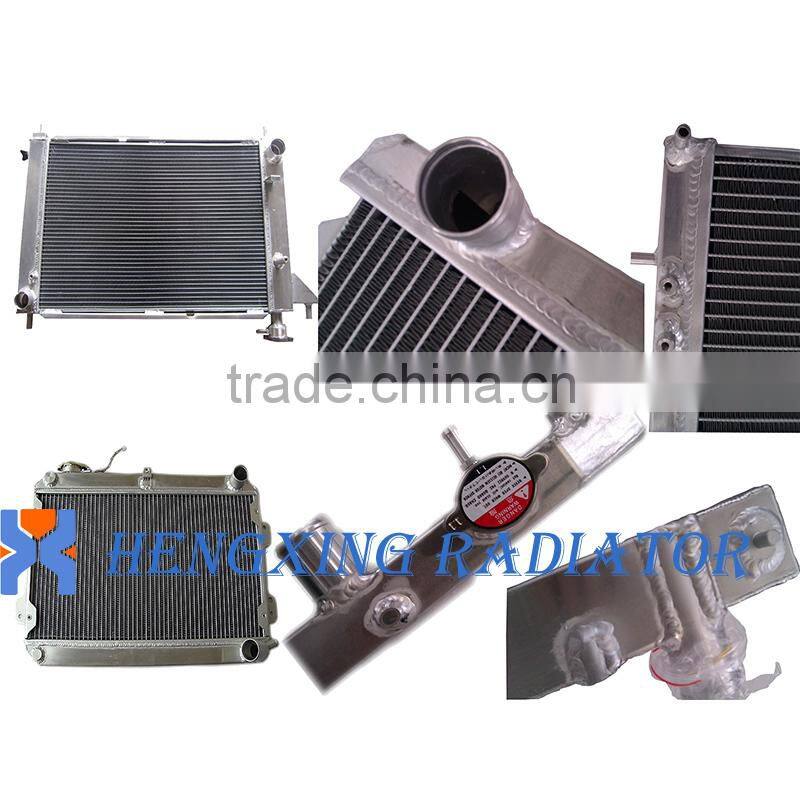 Full aluminum racing radiator for HONDA AMIGO 99-00 , for RODEO 99-02 , for PASSPORT 00-02 AT