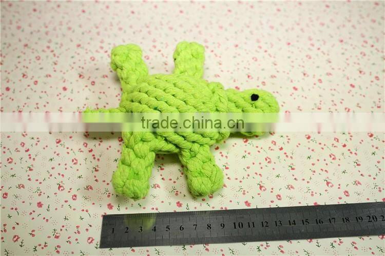 Turtle shape rope dog toys manufacturers