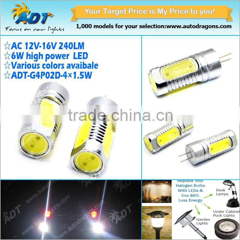 News! 6W G4 LED Light COB Spotlight lamp bulb Home Garden AC DC 12V super white