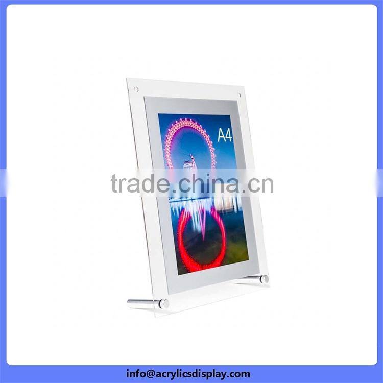 Cheap price custom High quality double sides acrylic poster frame