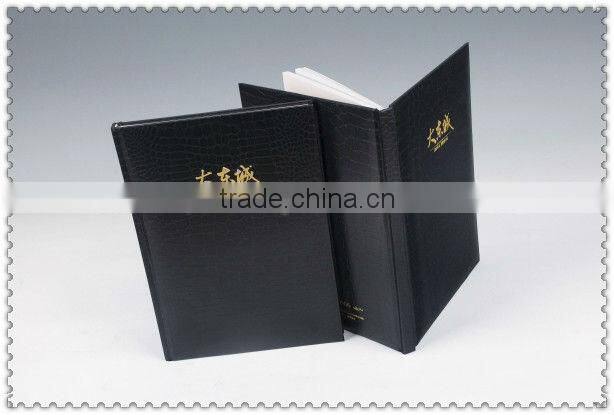 personalized black hardcover notebook