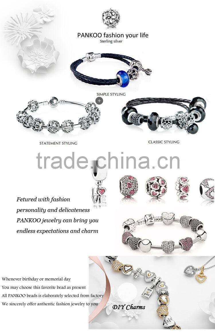 Custom 925 Sterling Silver European Heart Charms With Photo