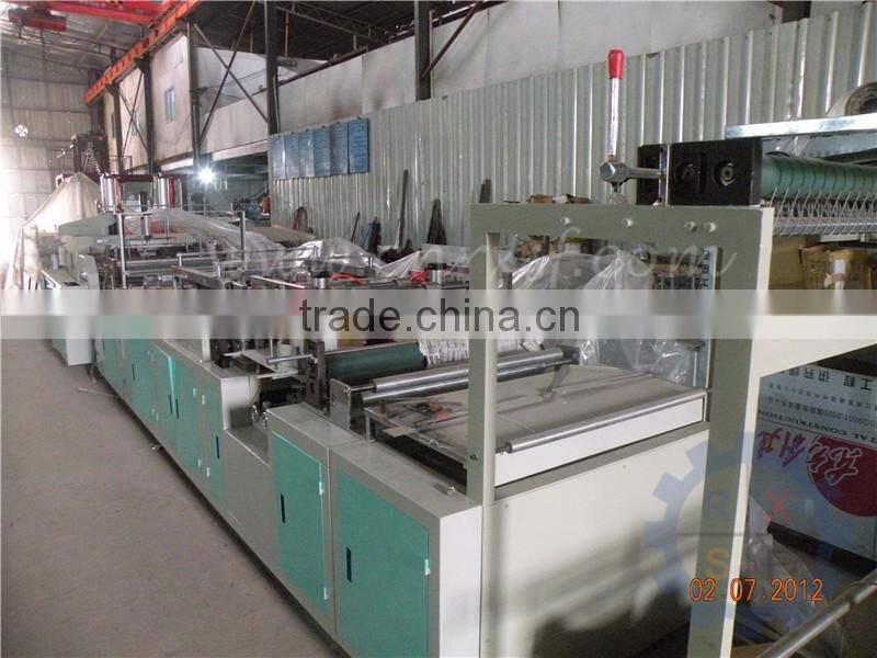 Semiautomatic square bottom bag maker