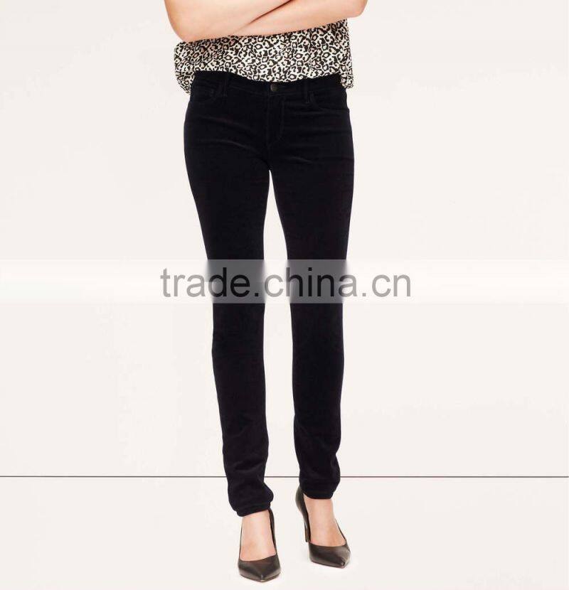 MODERN SKINNY COTTON CORDUROY PANTS