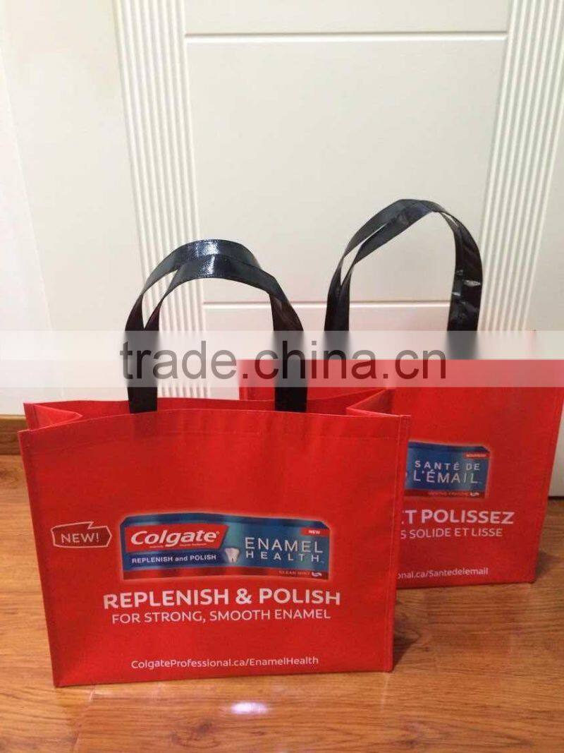 Customized recycle pp woven carry bag,top quality brand bag