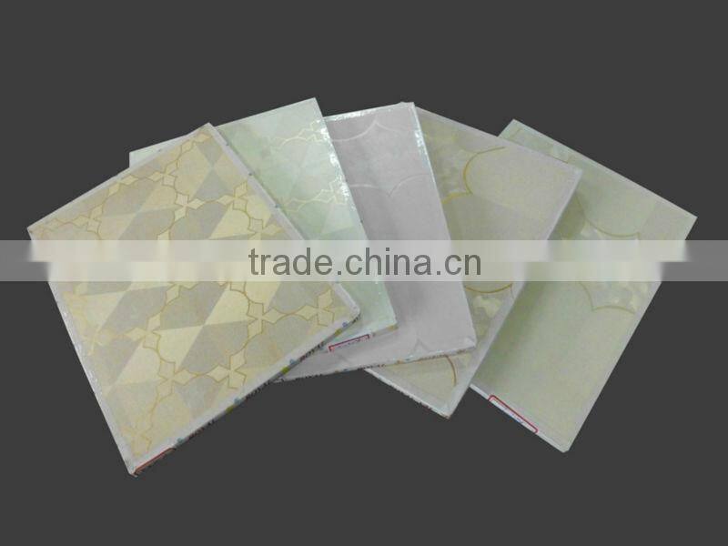 New color PVC gypsum ceiling tiles (R125-2)
