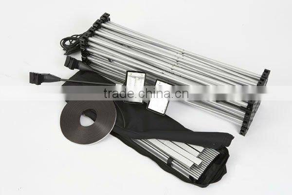 Easy assembled magnet connection straight pop up exhibition stand 3*3/3*4