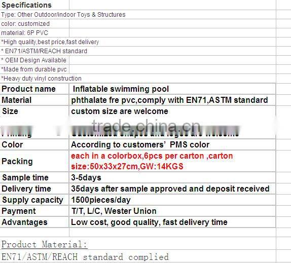 customised sports pvc inflatable baby swim vest, inflatable water kids life-saving jacket