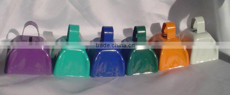 3" metal cow bell in various colors A13-C01 ,suitable for many cases(A113)