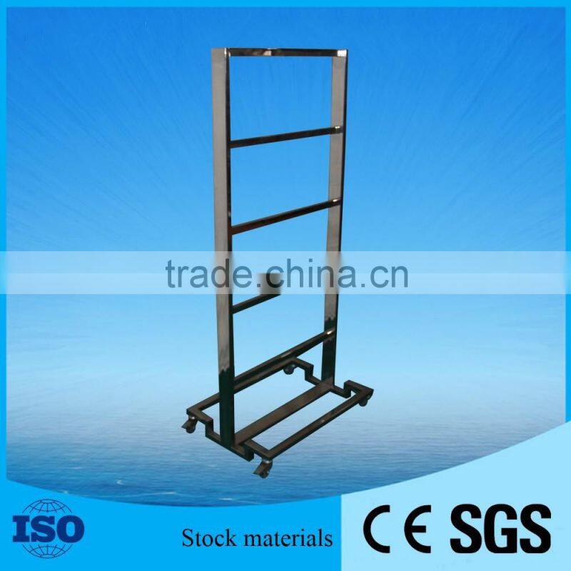 Wholesale Price Rotating Metal 4 Way Clothes Display Stand