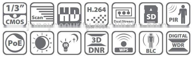 1.3MP Hikvision wifi ip camera with POE (4mm lens DS-2CD2412F-I(W)