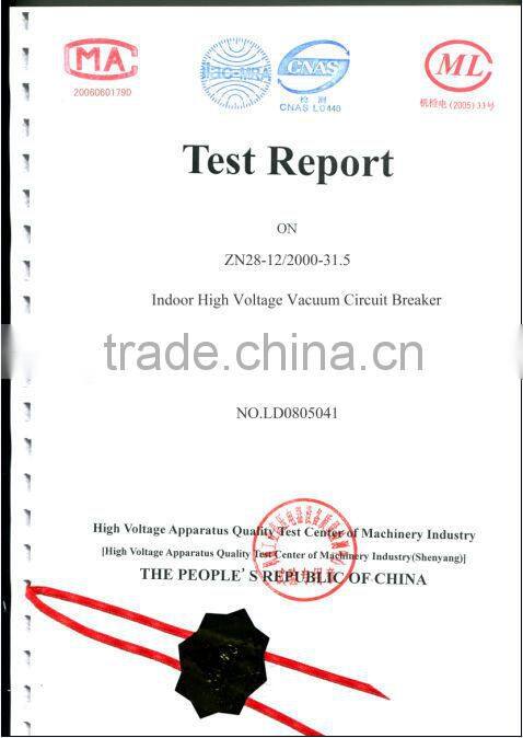 SF6 Recloser 32kv Vacuum Circuit Breaker ZW32-12 (G)