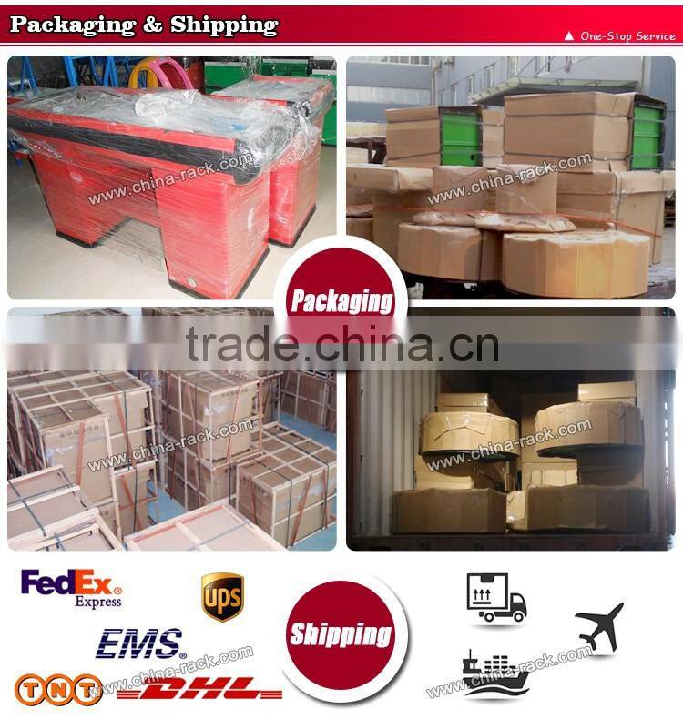 Automatic Electric Checkout Counter With Conveyor Belt