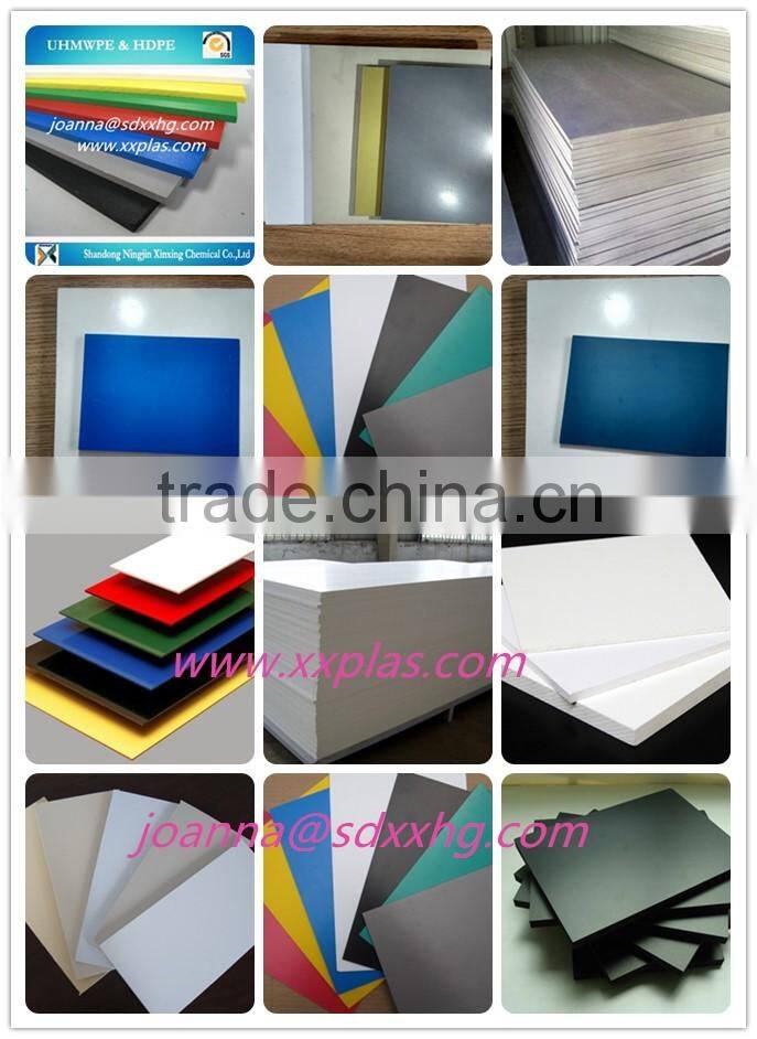 Anti slip surface dual color triple layer hdpe sheet