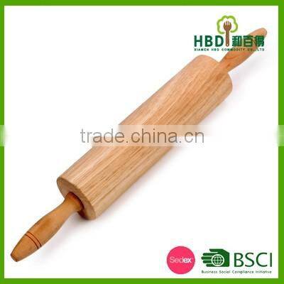 Xiamen HBD-Low price bamboo wooden rolling pin with FDA/LFGB certification