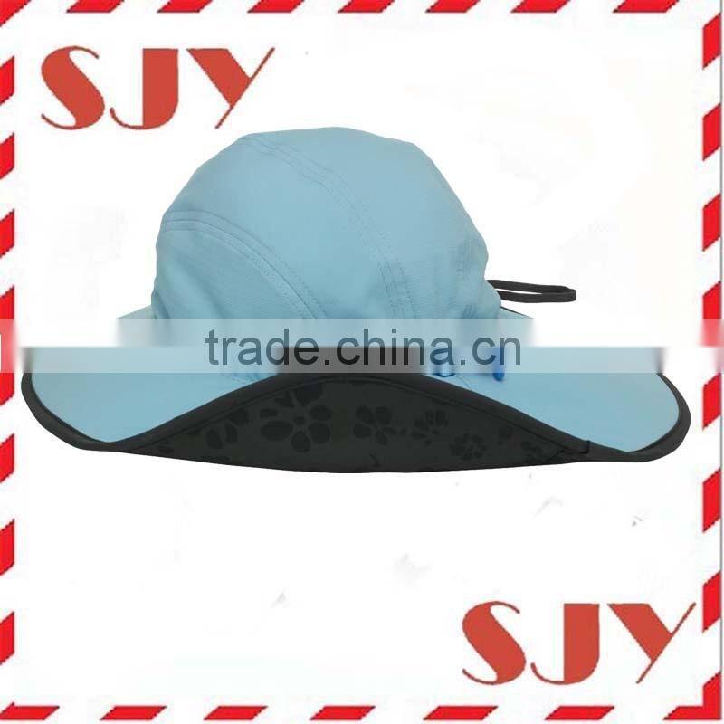100%polyester dri-fit foldable sun protection fishing hats