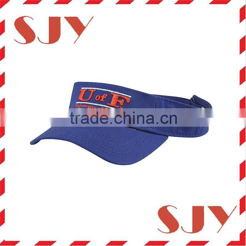 100% cotton light weight wholesale military visor caps