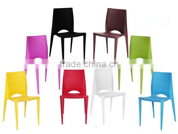 Best selling products Outdoor Plastic Stakable Chair / Cafe Dining Chair