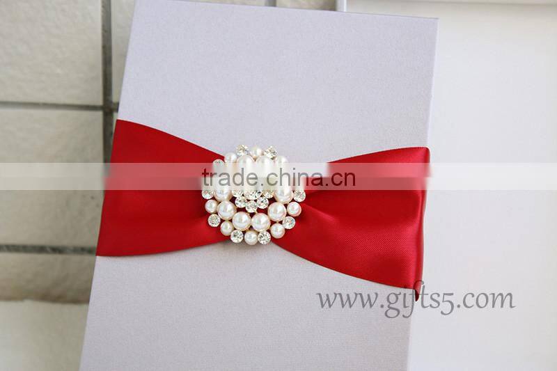 Elegant silk boxes for invitations wholesale