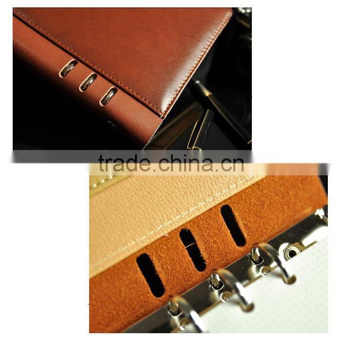 Top sale fashion design with calculator multifunction office&school leather notebook