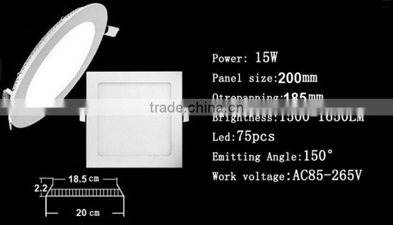 SMD2835 round Ultra thin led panel light