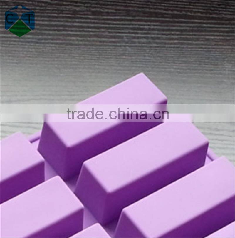 CTBED044 12 Even Rectangle Bulk Soap Making Supplies Decorative Pattern Decoration Heart Craft Art Silicone Soap Craft Molds