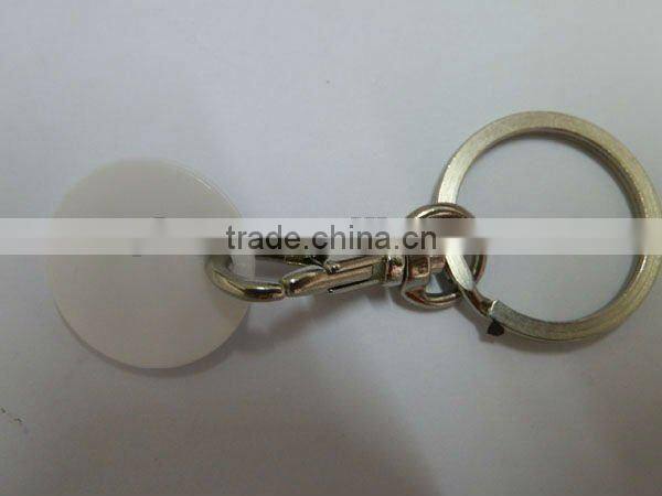 PP Plastic Coin Key Chain