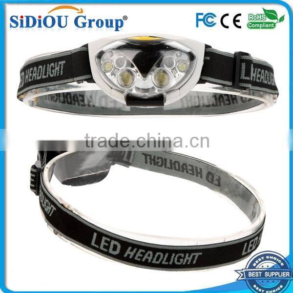 6 LED Lights 300Lumen 3 Mode Outdoor WaterResistant Headlight Night Fishing Camping Hiking Cycling Climb WaterProof Headlamp