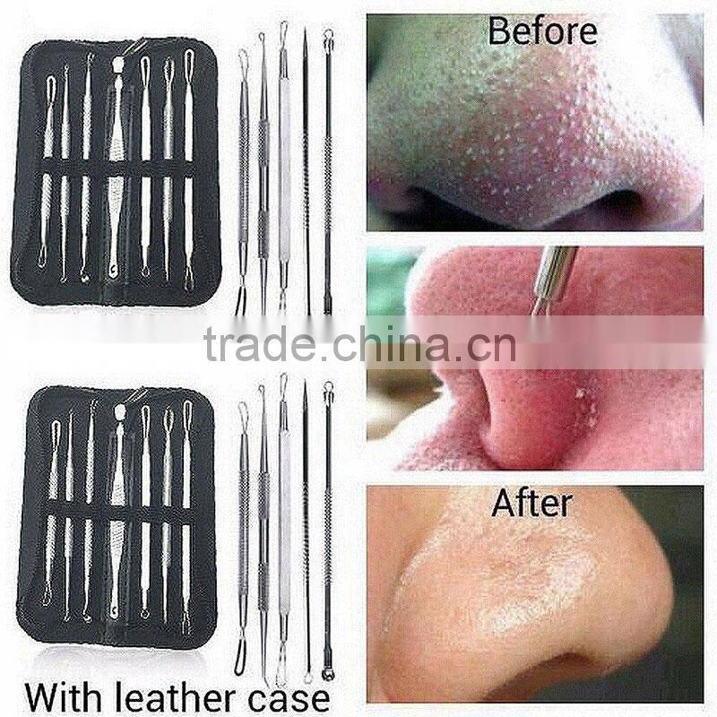 5 in 1 Blackhead Remover Tools Set, Antibacterial Acne Needle Set, Blemish Kit, Acne Pimple Extractor Remover Tool Set PR-013