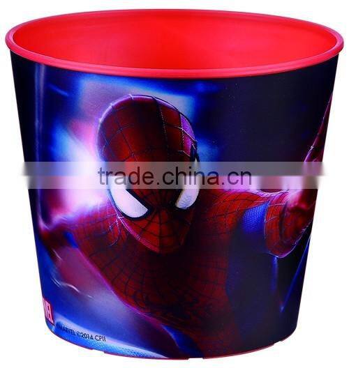 Environmentally Friendly Material 3D Lenticular Printing plastic trash can