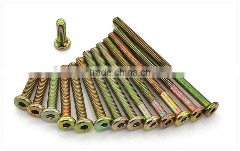 M8*16-M8*120 Plat round head screw, Furniture hexagon screw
