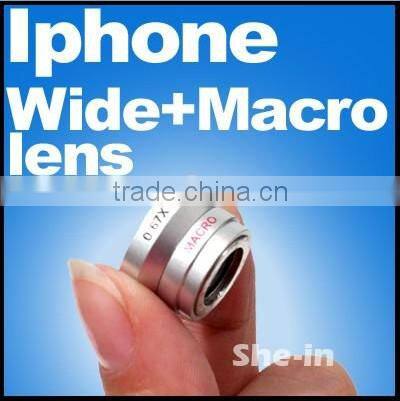 0.67X Wide Angle marco optical lens for mobile phone iphone