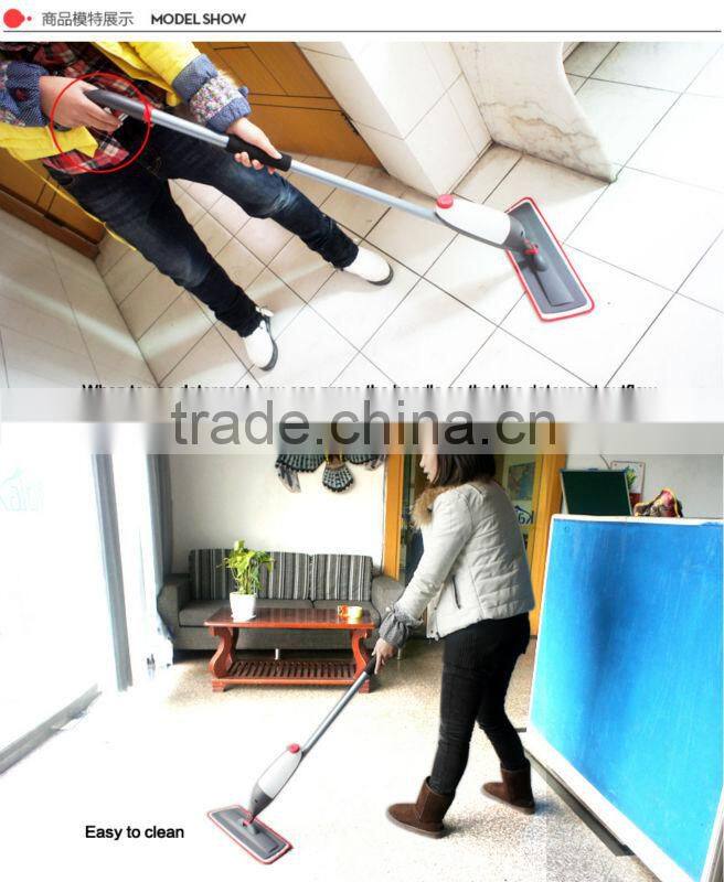 Water saving microfiber spray mop