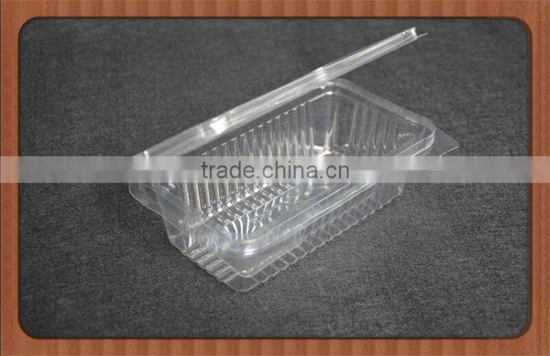 universal eco-friendly clear plastic PET blister take away food tray with cover,food container with lid