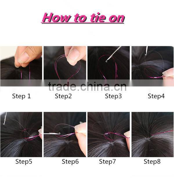 Sparkling Bling Hair Tinsel with Various Colors For Holidays, Birthdays, Night Clubs, Weddings