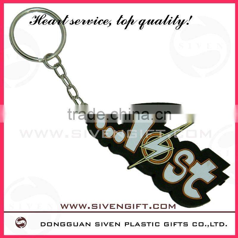 bus shape cute pvc keychain for promotion gifts