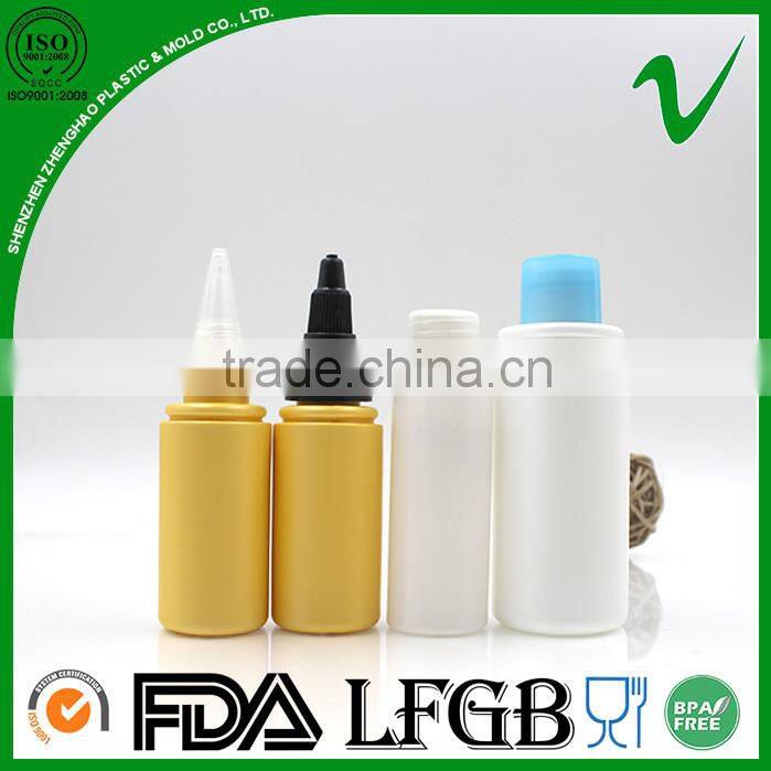 custom high quality wholesale pet plastic dropper bottles with screw cap