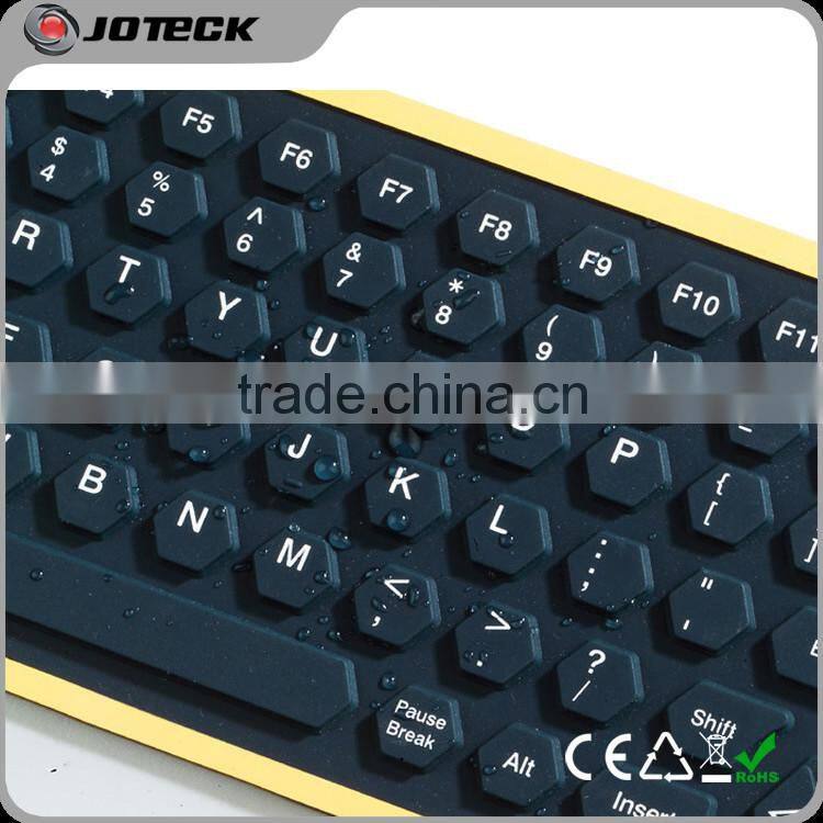 86 keys silicone rubber bluetooth keyboard for ipad and android---JK86