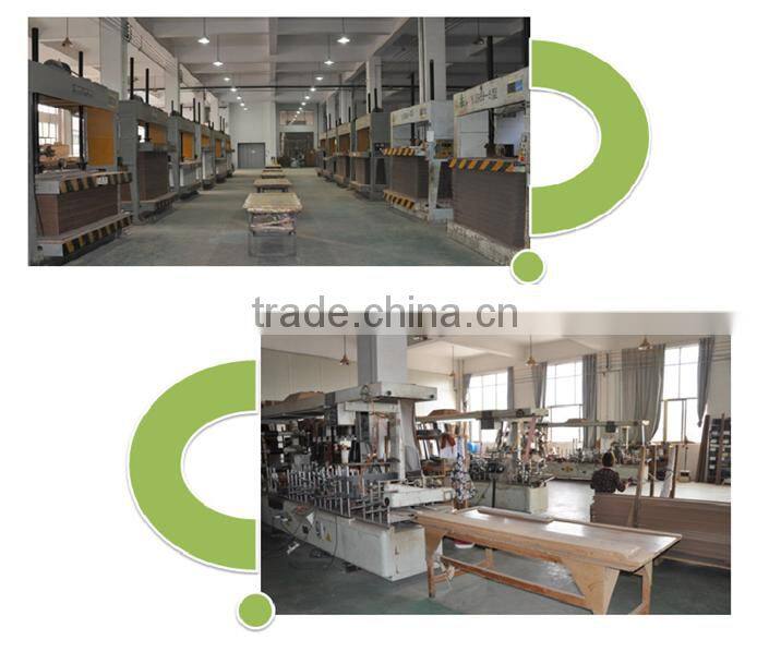 Elegant white PVC materials interior flush doors