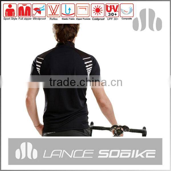 OEM Breathable Cycling Polo T-shirt ,High Elasticity Cycling jersey