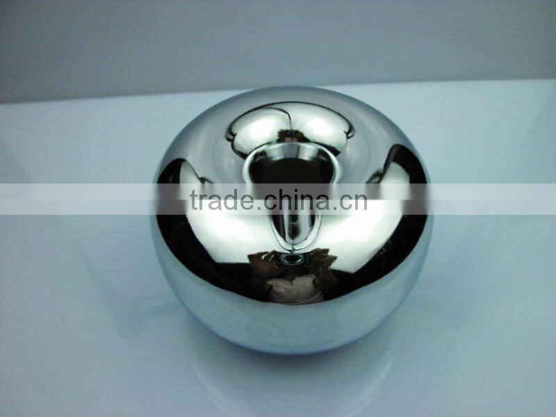 new design Apple shape metal round ashtray table ashtray