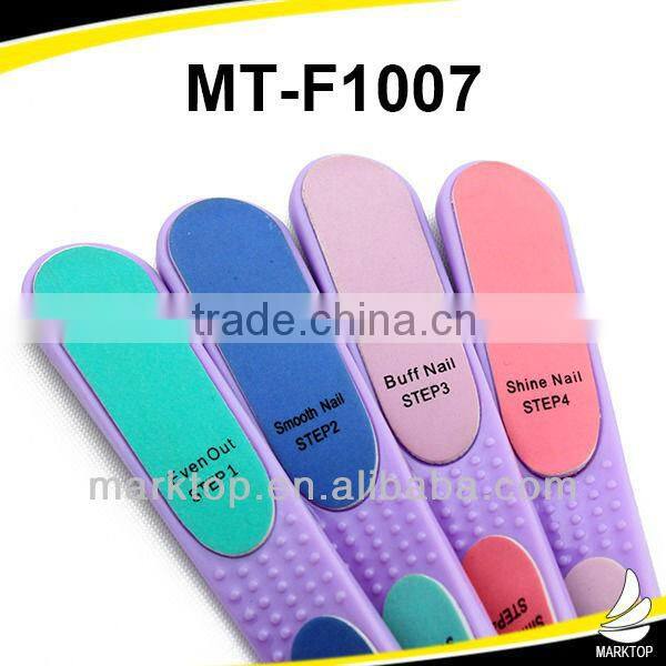 Low price four side colorful pocket nail file