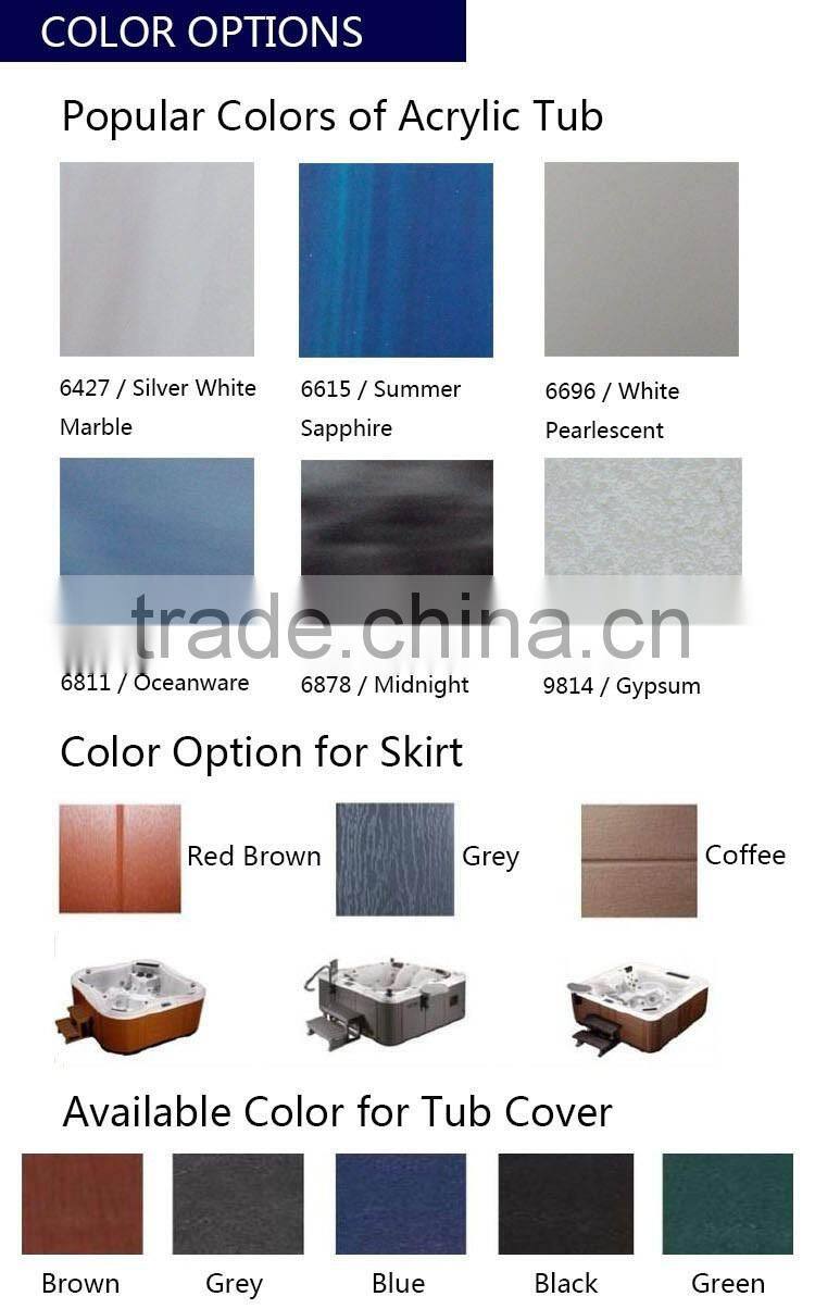 Freestanding swim spa pool with US Balboa acrylic control system massage spa swim pool