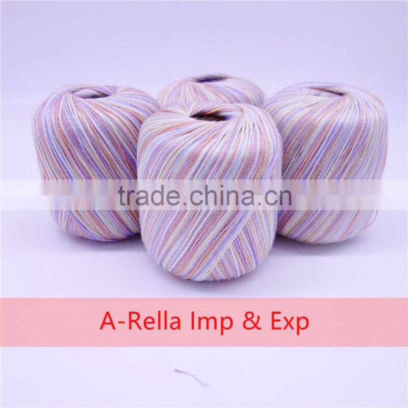 acrylic yarn for hand knitting , multicolors types of 100% acrylic yarn hand knitting yarn