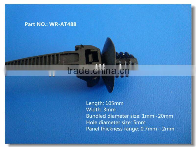 High quality high flexibility Cable tie for automobiles