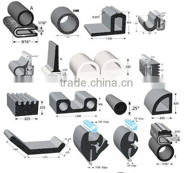 EPDM extrusion foam sponge rubber seal