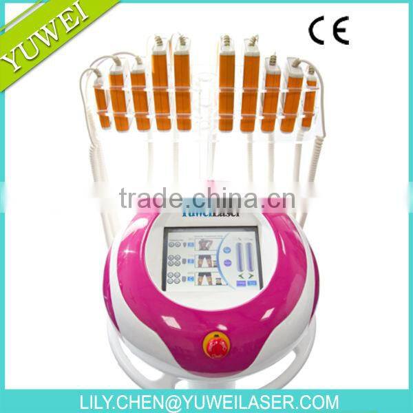 YUWEI---Apple 650nm Diode Laser Slimming Anti-Puffiness Machine Home Use with 10 Pads